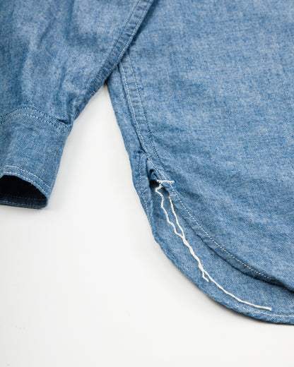 OrSlow Relax Fit Chambray Work Shirt - Blue Chambray - Standard & Strange