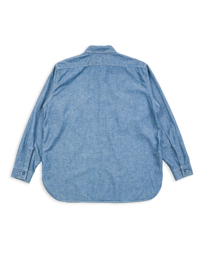 OrSlow Relax Fit Chambray Work Shirt - Blue Chambray - Standard & Strange