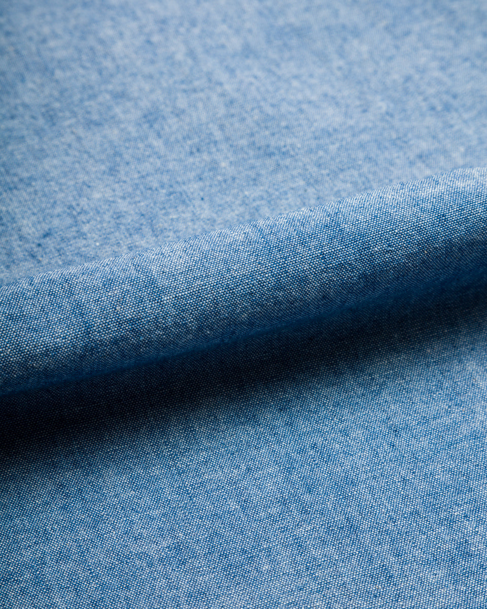 OrSlow Relax Fit Chambray Work Shirt - Blue Chambray - Standard & Strange