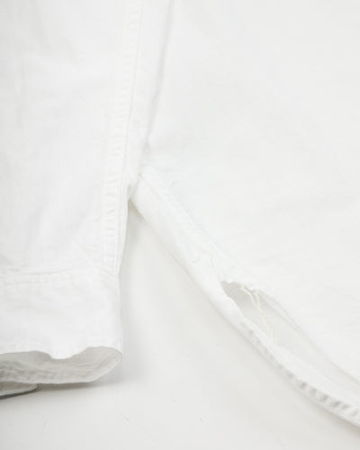 OrSlow Relax Fit Chambray Work Shirt - White - Standard & Strange