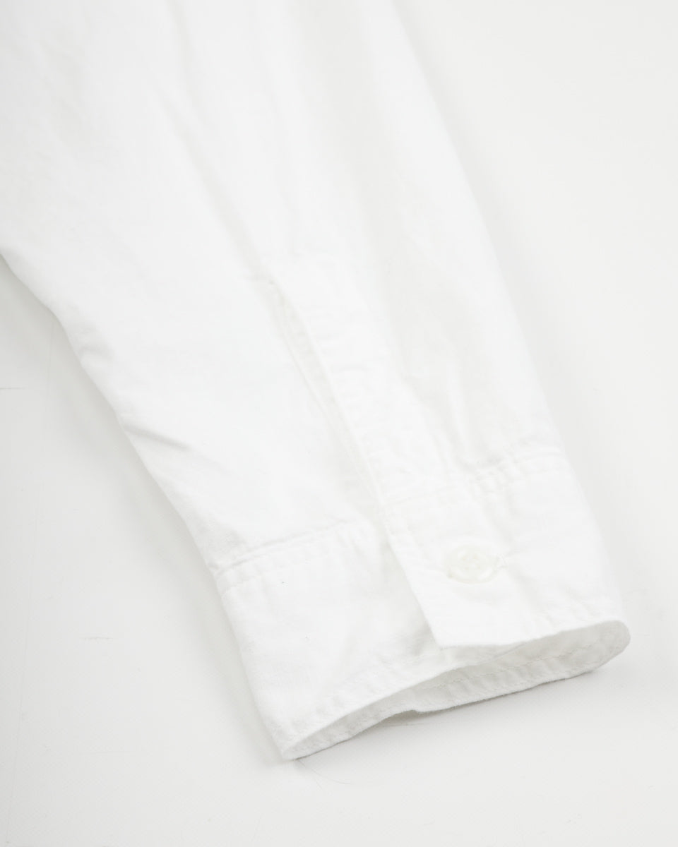 OrSlow Relax Fit Chambray Work Shirt - White - Standard & Strange