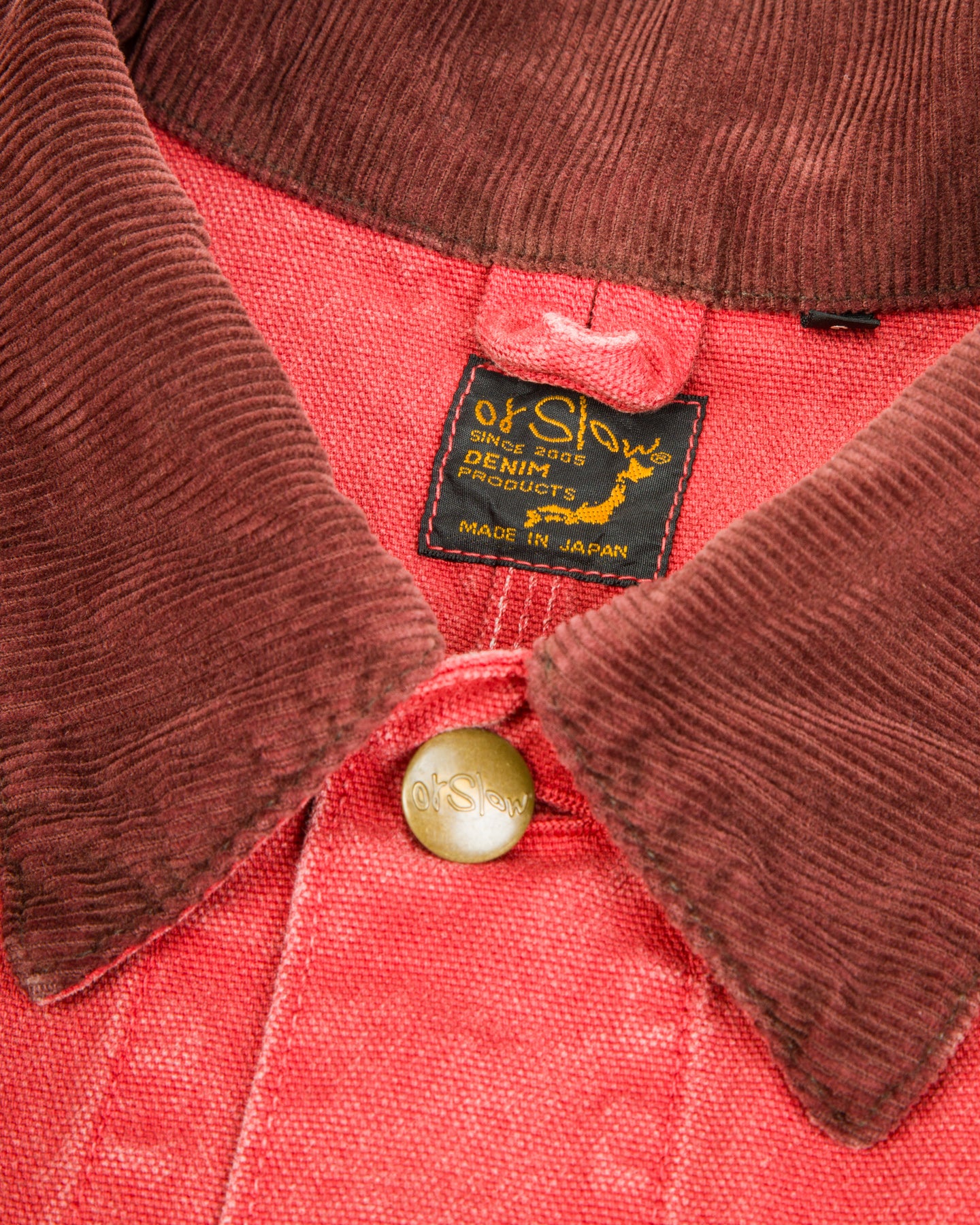 OrSlow Relax Fit Oxford Coverall - Red - Standard & Strange