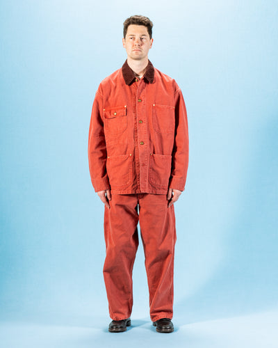 OrSlow Relax Fit Oxford Coverall - Red - Standard & Strange