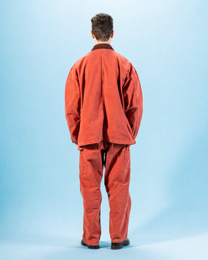 OrSlow Relax Fit Oxford Coverall - Red - Standard & Strange