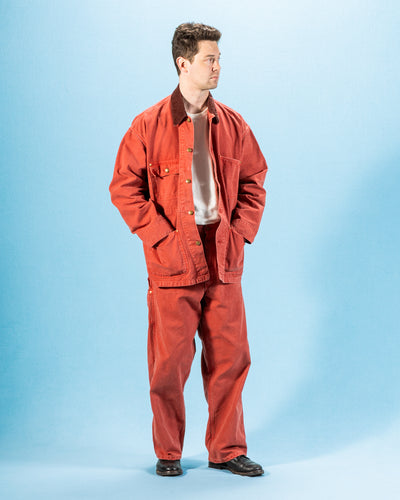 OrSlow Relax Fit Oxford Coverall - Red - Standard & Strange