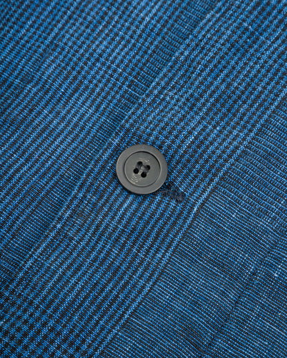 OrSlow Shop Coat (Unisex) - Indigo Check - Standard & Strange