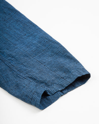 OrSlow Shop Coat (Unisex) - Indigo Check - Standard & Strange