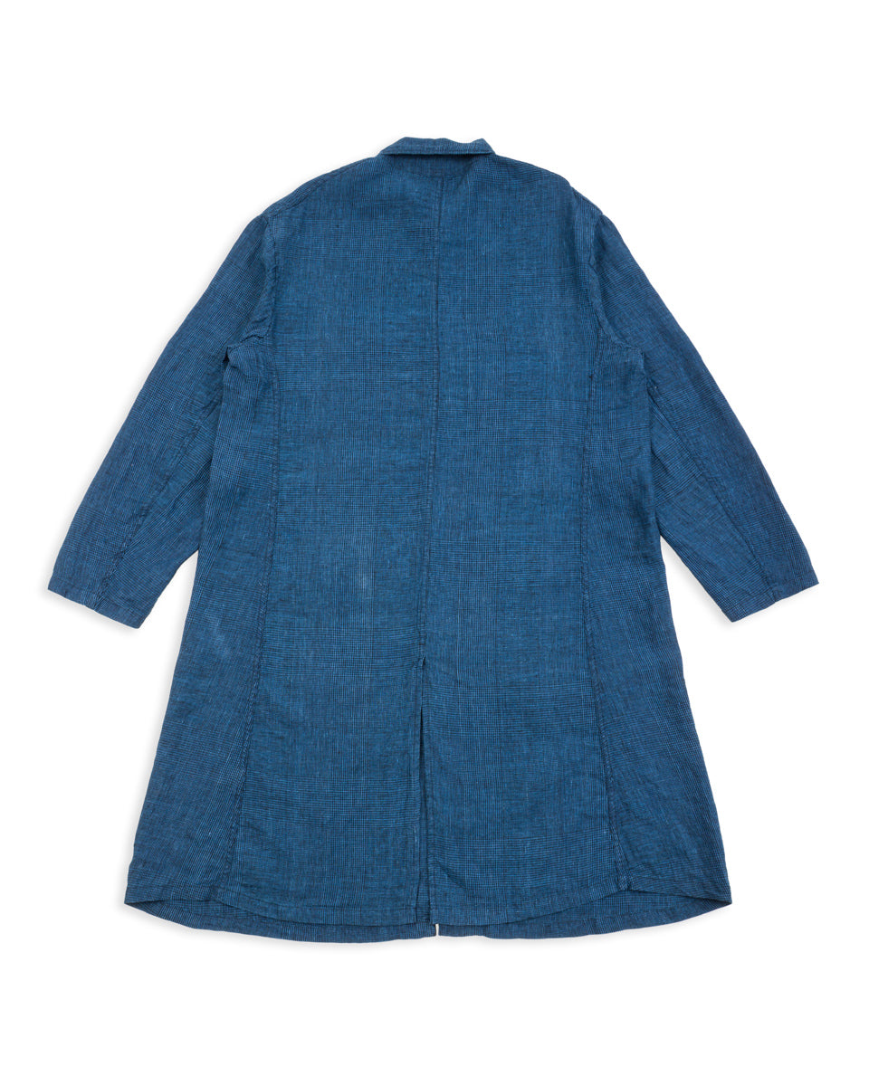 Shop Coat (Unisex) - Indigo Check – Standard & Strange