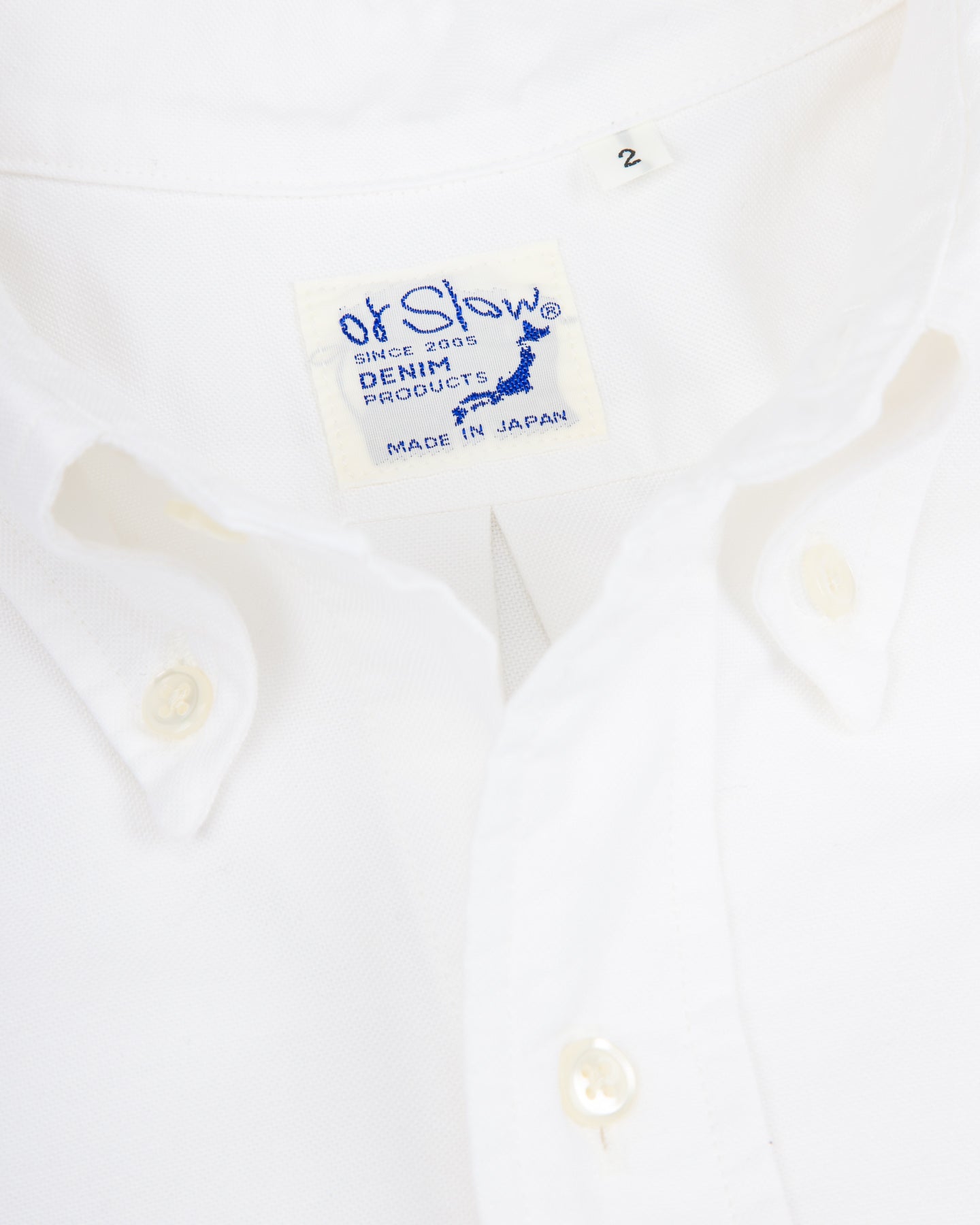 OrSlow Short Button Down Shirt - White - Standard & Strange