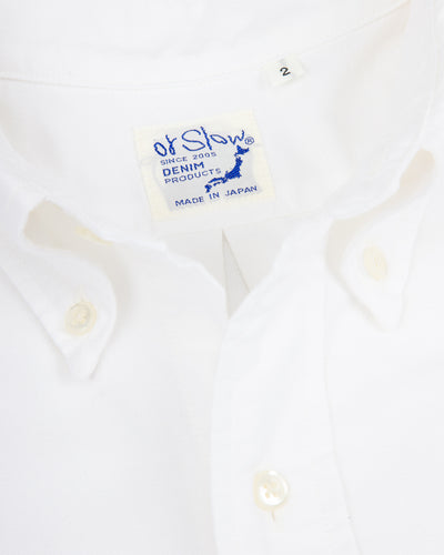 OrSlow Short Button Down Shirt - White - Standard & Strange