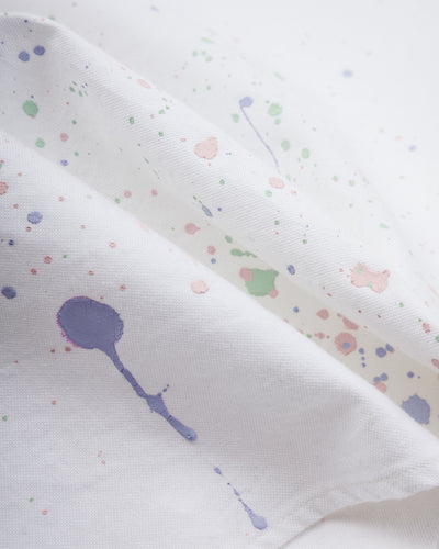 OrSlow Short Button Down Shirt - White w/Paint - Standard & Strange