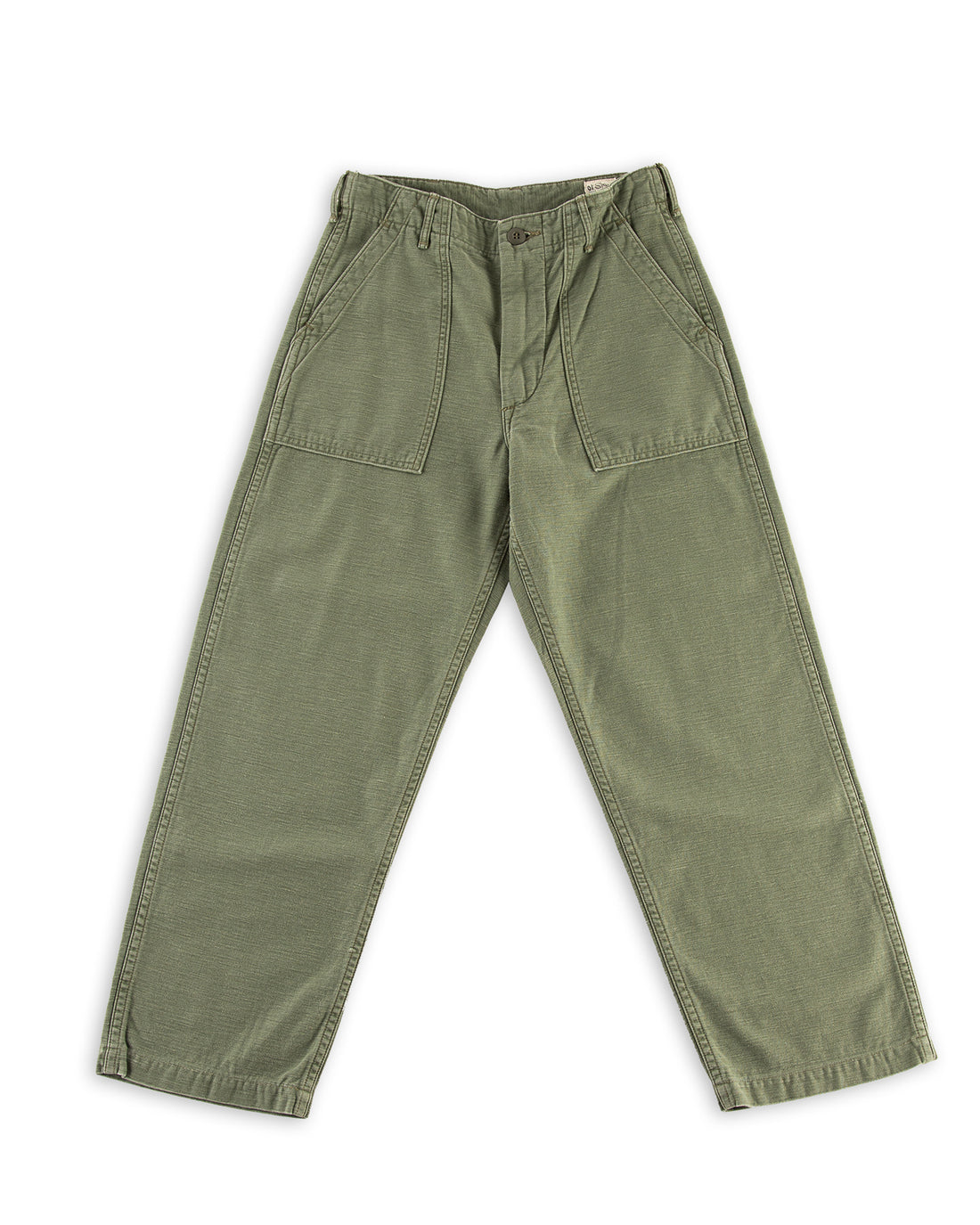 OrSlow Short Length US Army Fatigue Pants - Regular Fit - Green Used Wash - Standard & Strange