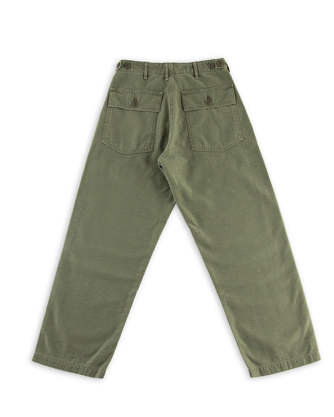 OrSlow Short Length US Army Fatigue Pants - Regular Fit - Green Used Wash - Standard & Strange