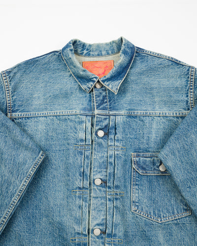 OrSlow Type 1 40's Pleated Front Blouse - Used Wash - Standard & Strange