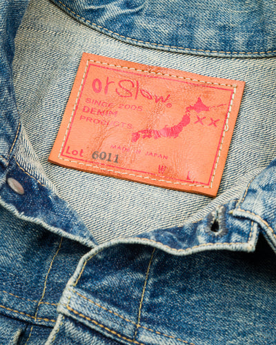 OrSlow Type 1 40's Pleated Front Blouse - Used Wash - Standard & Strange