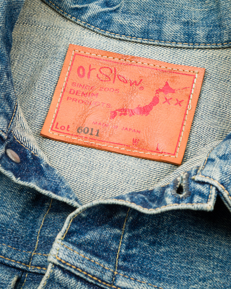 OrSlow Type 1 40's Pleated Front Blouse - Used Wash - Standard & Strange