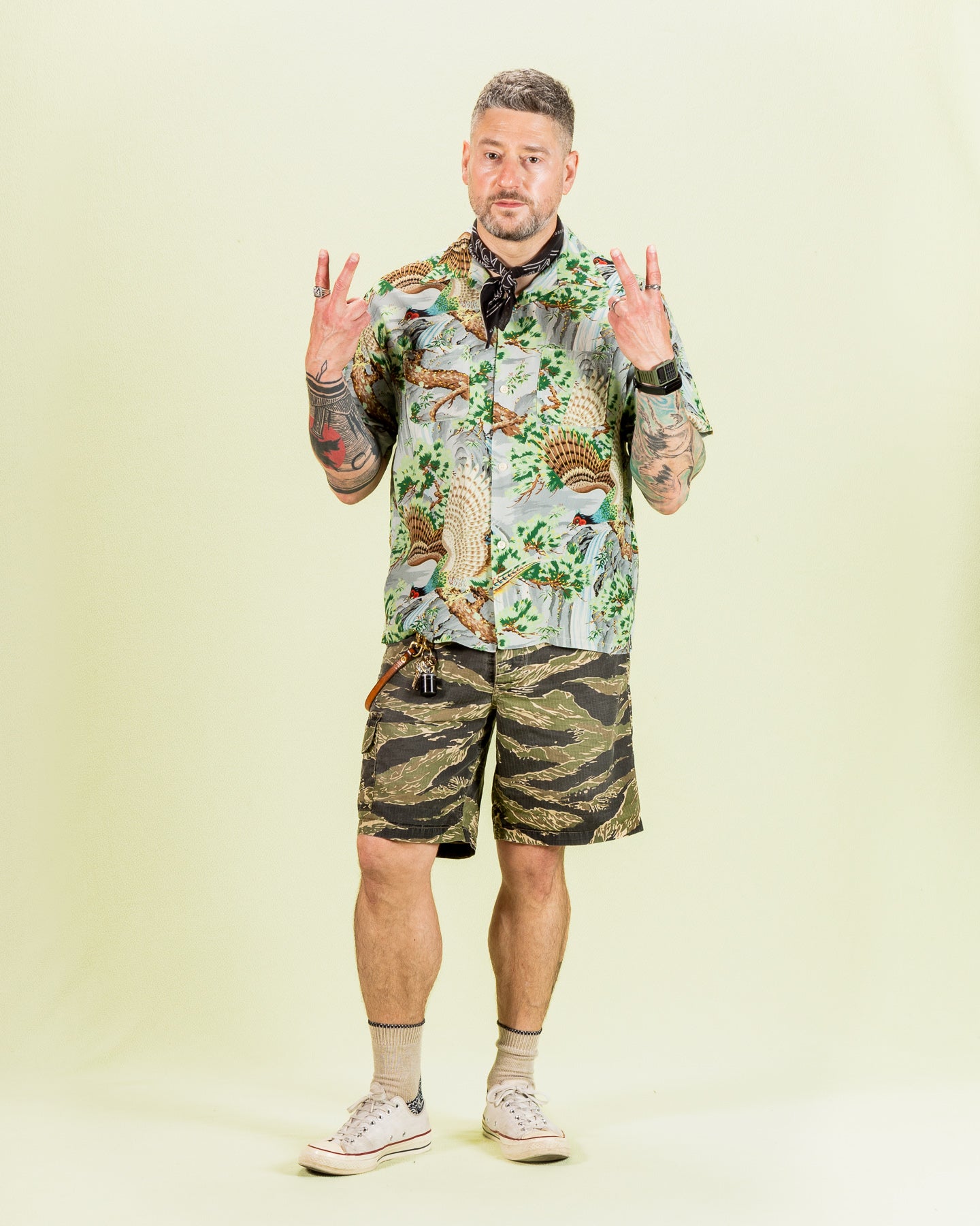 Peacock Garden Hawaiian Shirt - Green – Standard & Strange