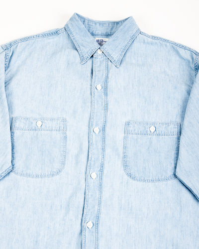 OrSlow Relax Fit Chambray Work Shirt - Bleached - Standard & Strange