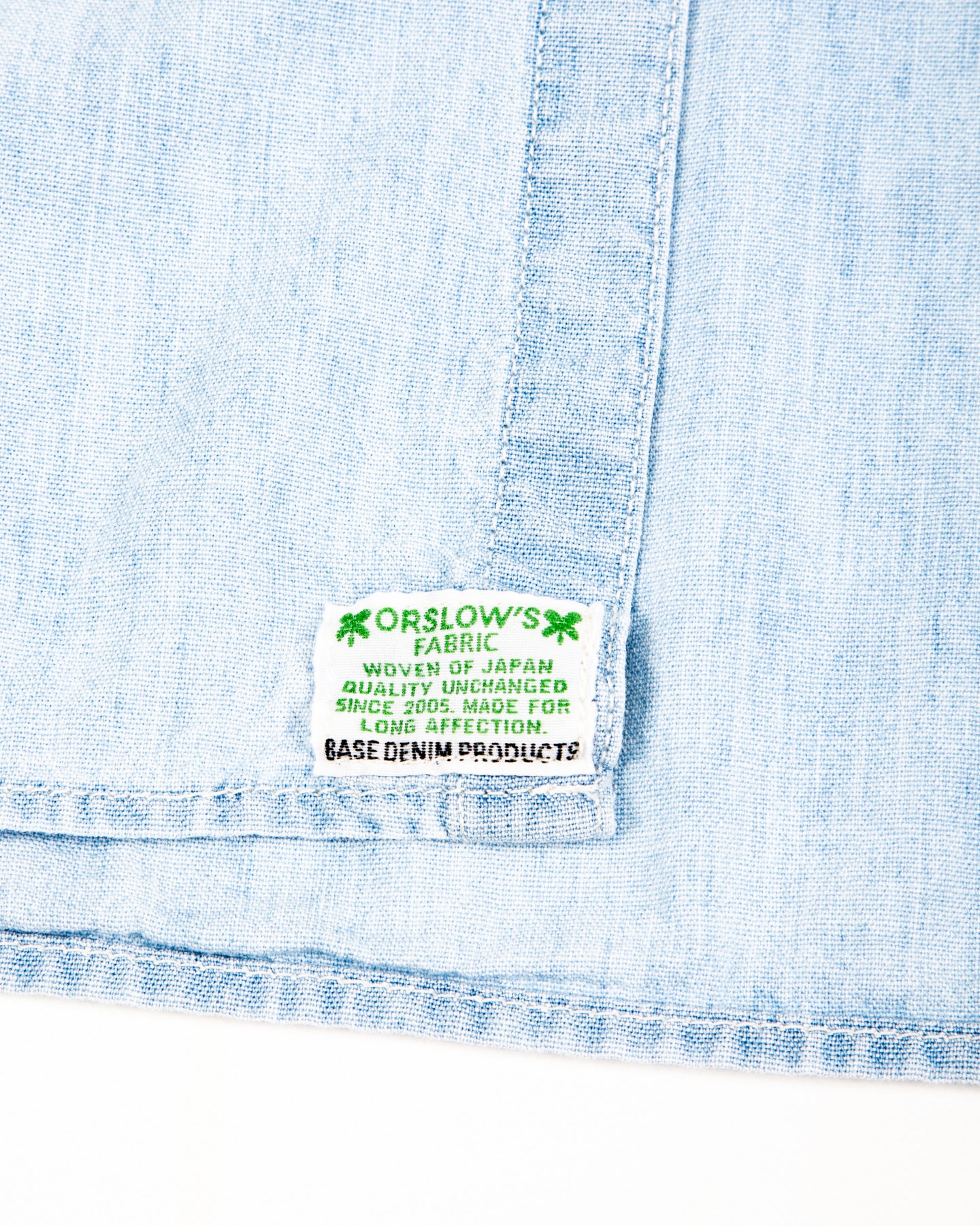 OrSlow Relax Fit Chambray Work Shirt - Bleached - Standard & Strange