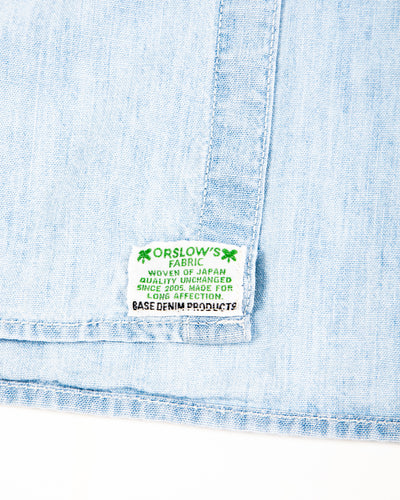 OrSlow Relax Fit Chambray Work Shirt - Bleached - Standard & Strange