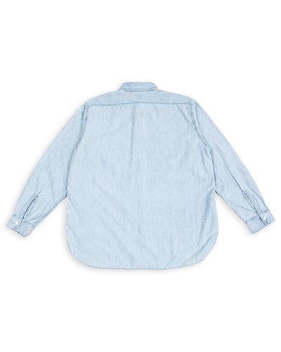 OrSlow Relax Fit Chambray Work Shirt - Bleached - Standard & Strange