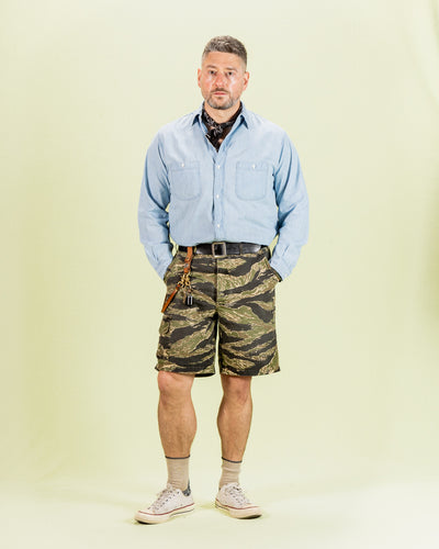 OrSlow Relax Fit Chambray Work Shirt - Bleached - Standard & Strange