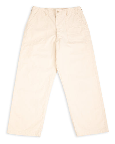 OrSlow Summer Fatigue Pants (Unisex) - Ecru - Standard & Strange