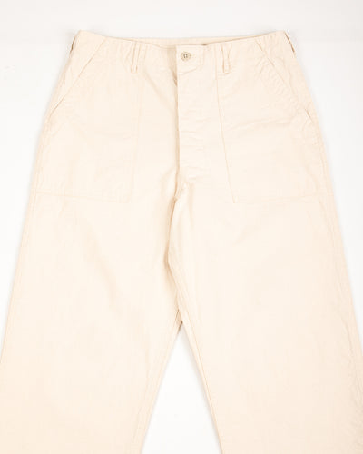 OrSlow Summer Fatigue Pants (Unisex) - Ecru - Standard & Strange