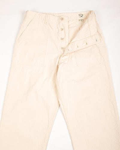 OrSlow Summer Fatigue Pants (Unisex) - Ecru - Standard & Strange
