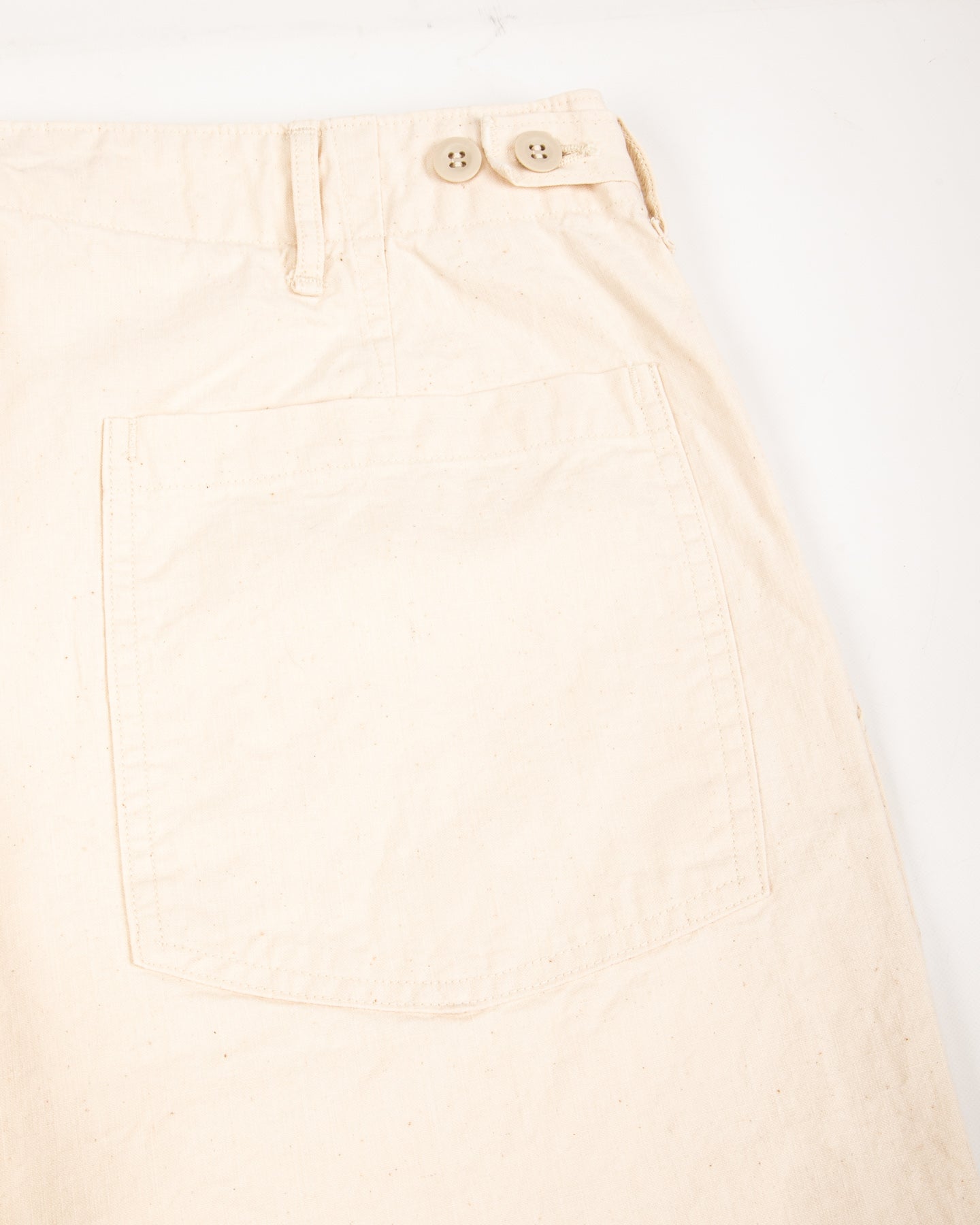 OrSlow Summer Fatigue Pants (Unisex) - Ecru - Standard & Strange