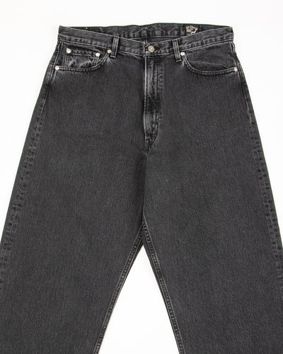 OrSlow Super Dad's Fit Denim Pants (Unisex) - Black Denim Stone - Standard & Strange
