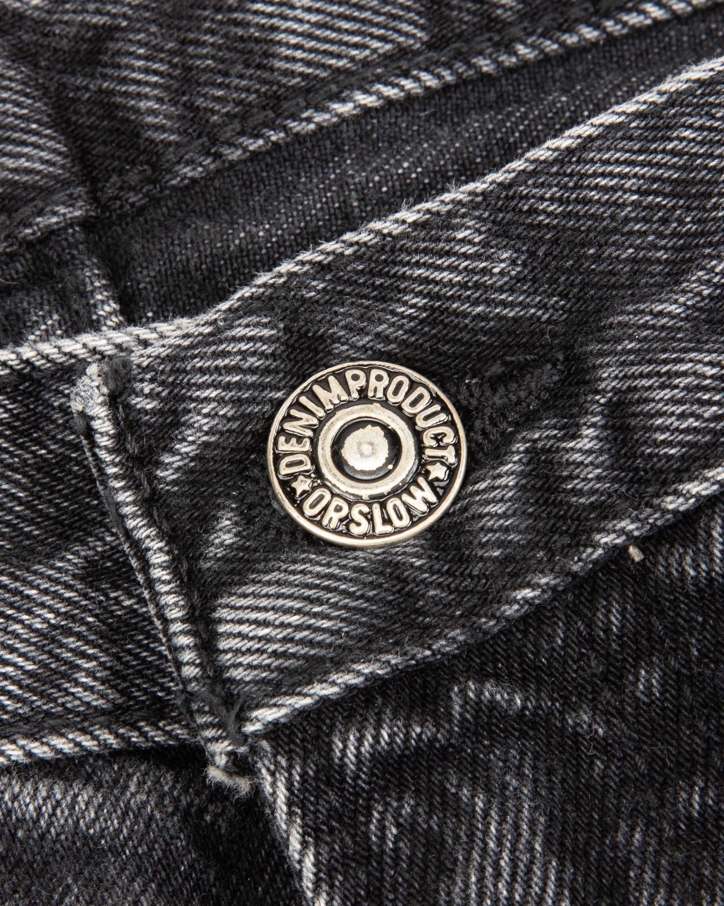 OrSlow Super Dad's Fit Denim Pants (Unisex) - Black Denim Stone - Standard & Strange