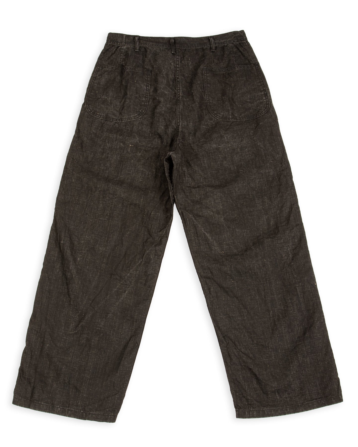 OrSlow WWII 40's U.S. Navy Utility Trousers - Sumi Coated Linen - Standard & Strange