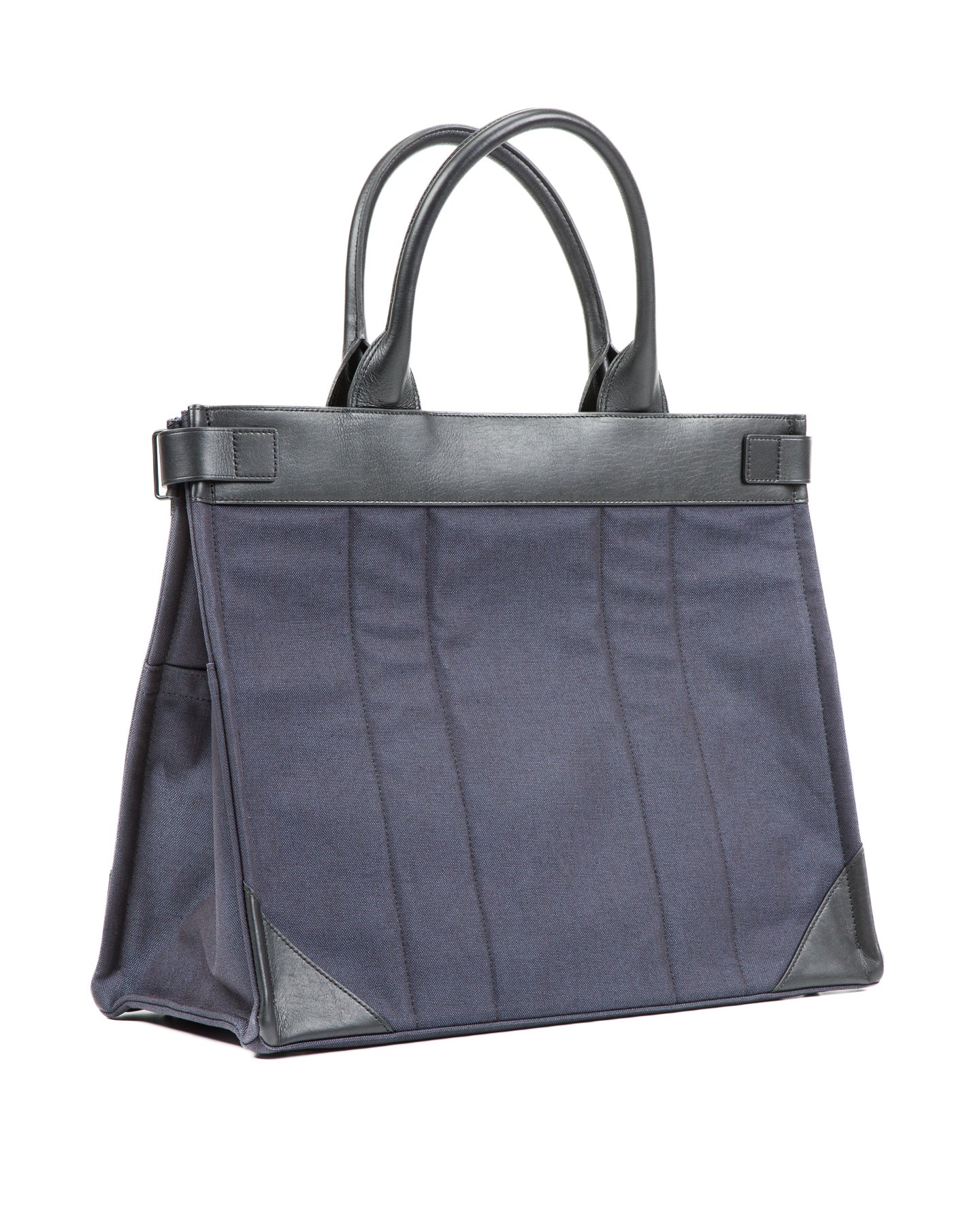 Fork 2Way Tote Bag (L) - Navy – Standard & Strange