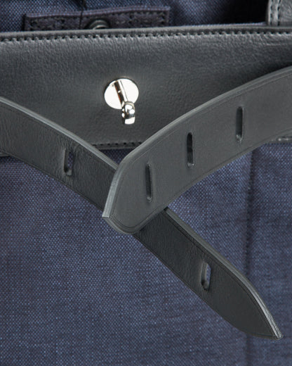 PORTER - Yoshida & Co Fork 2Way Tote Bag (L) - Navy - Standard & Strange