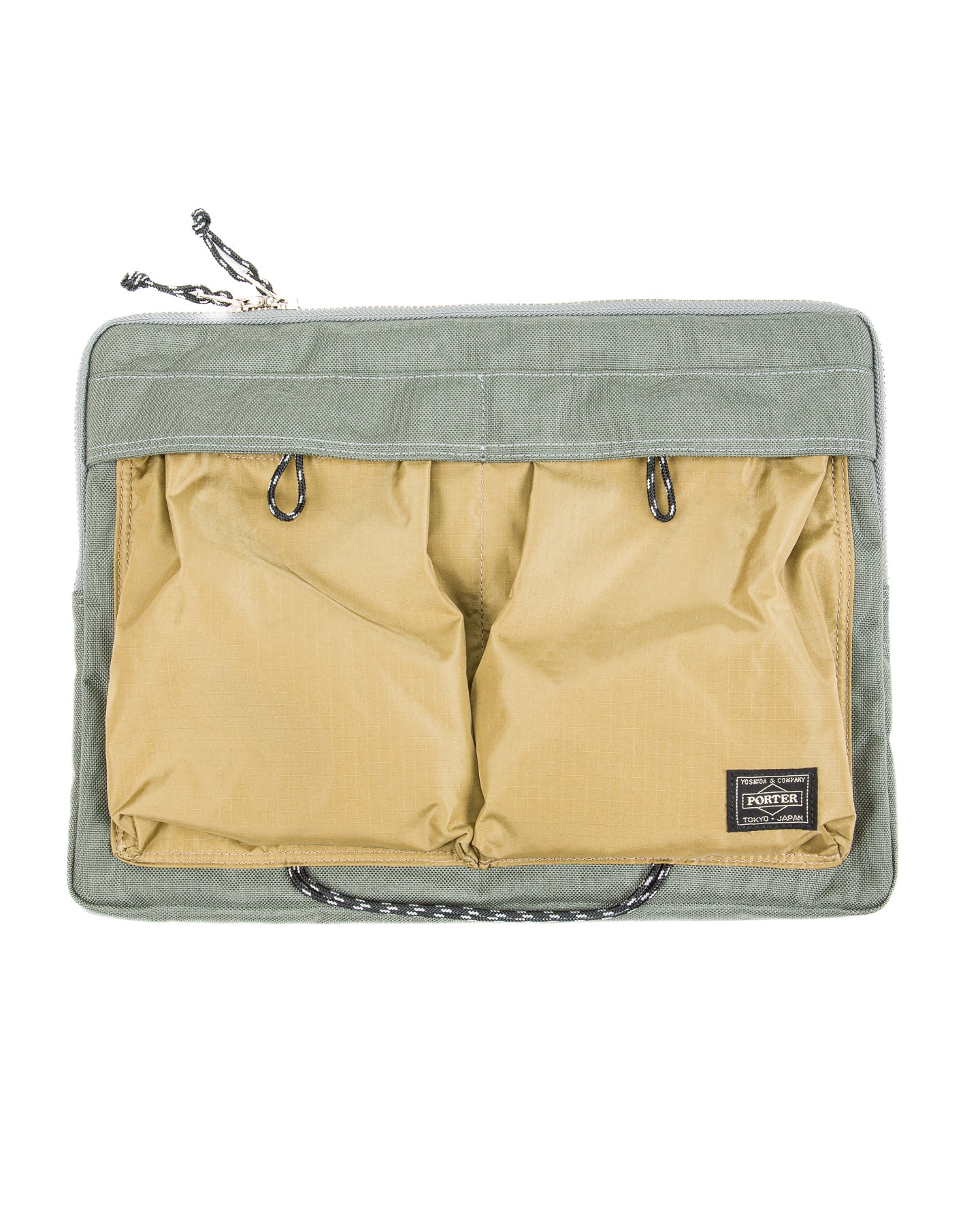 PORTER - Yoshida & Co Hype Document Case - Stone Gray x Sand - Standard & Strange