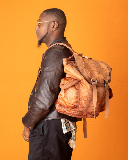 PORTER - Yoshida & Co Luggage Label OldNew Rucksack - Kakishibu - Standard & Strange