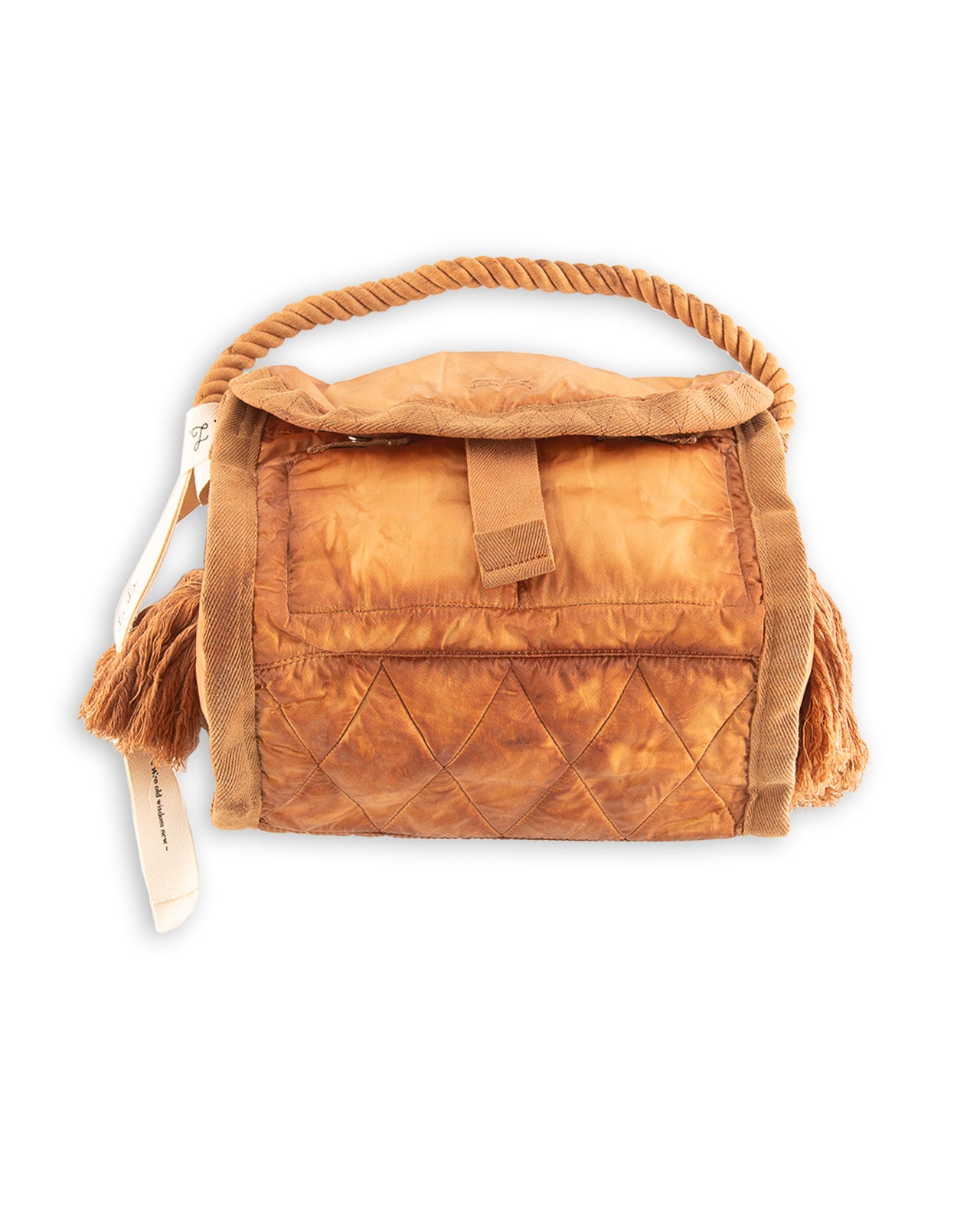 YOSHIDA Luggage Label ケース ブラウン PORTER - Yoshida & Co Luggage Label OldNew Shoulder Bag