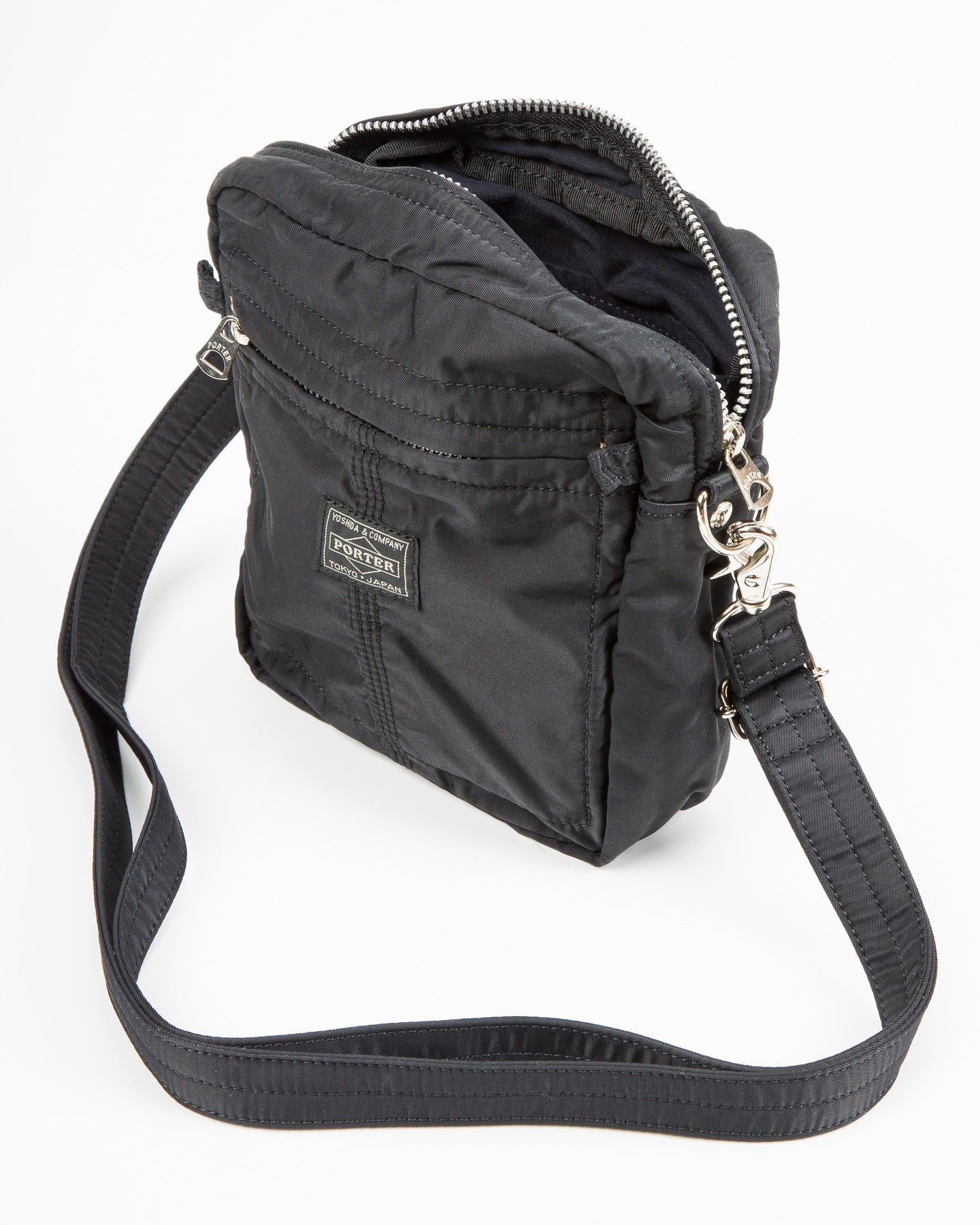 PORTER - Yoshida & Co Mile Vertical Shoulder Bag - Black - Standard & Strange