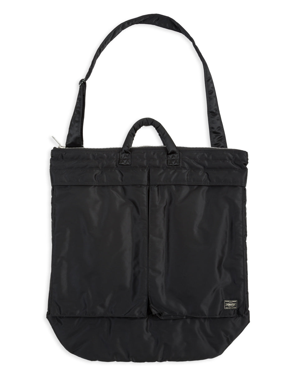 PORTER - Yoshida & Co Tanker 2-Way Helmet Bag - Black Nylon - Standard & Strange