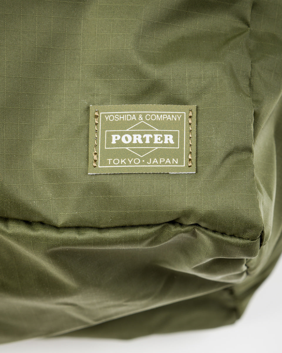 PORTER - Yoshida & Co Flex 2Way Duffle Bag (L) - Olive Drab PORTER - Yoshida & Co Flex 2Way Duffle Bag (L) - Olive Drab