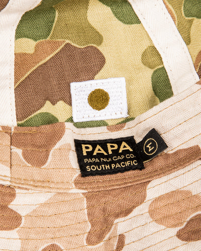 Battalion Work Hat - Brown Frogskin Camo HBT