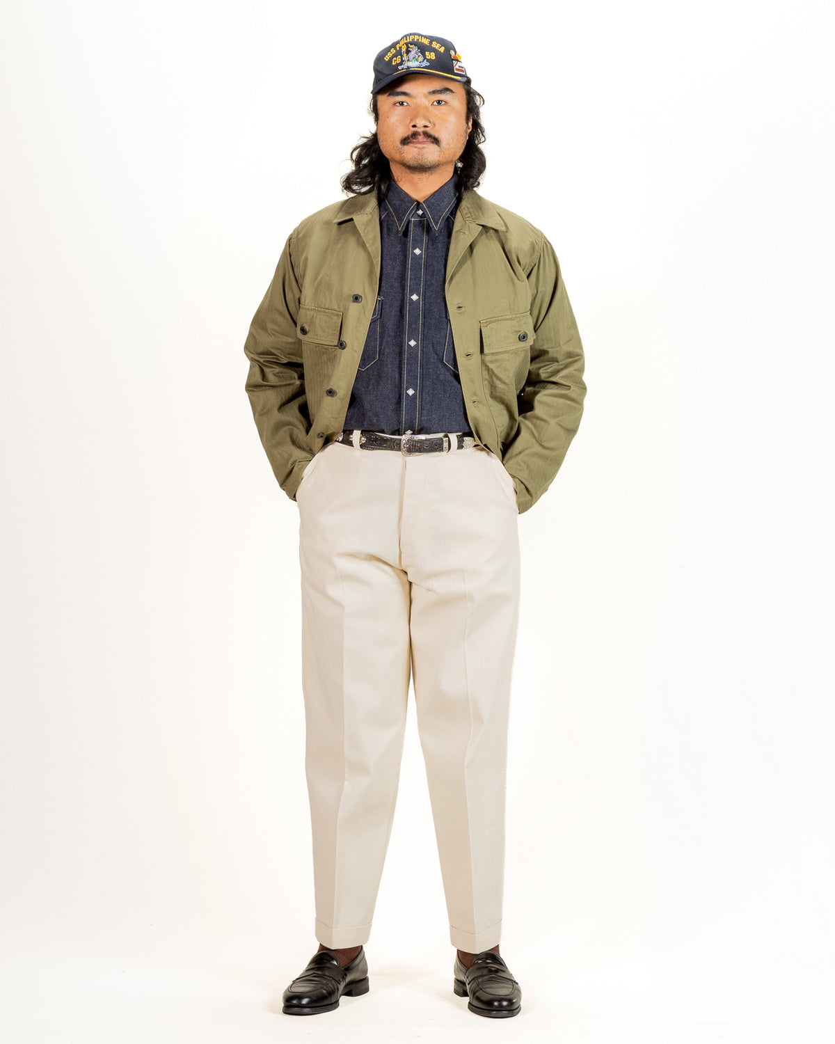 Beach Combat Jacket - Olive Drab