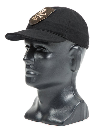 Papa Nui Mike Force Cap - Black Wool - Standard & Strange