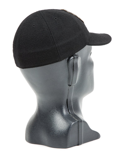 Papa Nui Mike Force Cap - Black Wool - Standard & Strange