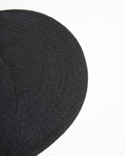 Papa Nui Mike Force Cap - Black Wool - Standard & Strange