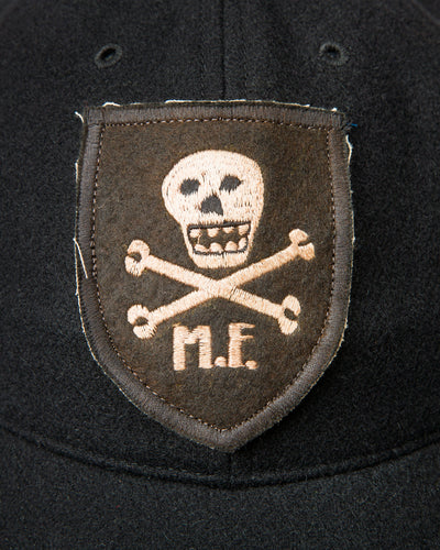 Papa Nui Mike Force Cap - Black Wool - Standard & Strange
