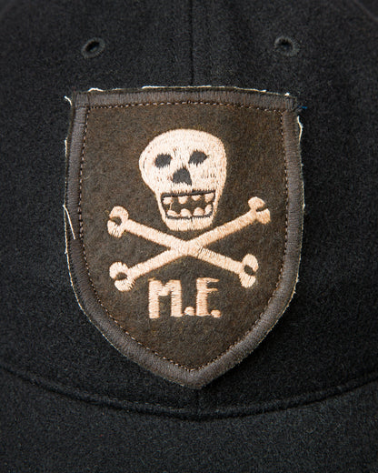 Papa Nui Mike Force Cap - Black Wool - Standard & Strange