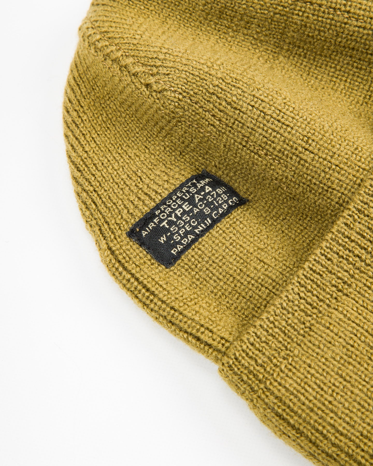 Papa Nui X-1 Watch Cap - Khaki Wool - Standard & Strange