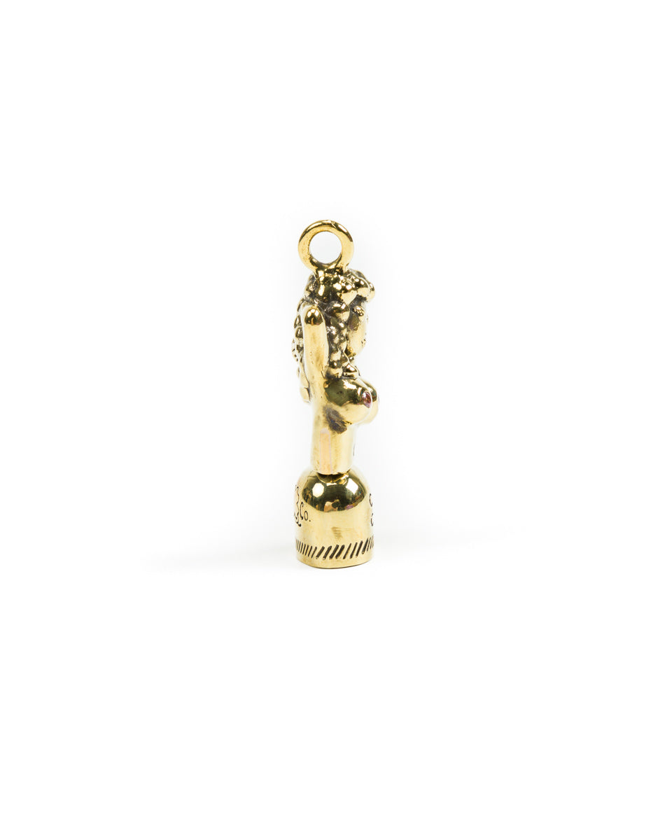 Peanuts & Co Come Come Bell Keyring / Pendant - Brass - Standard & Strange